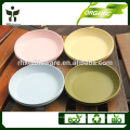colorful promotional food tray 7inch dinner tray